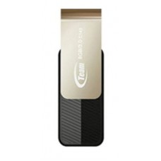 Team Group USB Drive 8GB, C143, USB3.0, Black, Rotating, Capless, READ 25MB/s, 15g, Lifetime Warranty