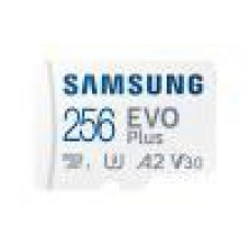 Samsung 256GB EVO Plus Micro SD /w Adapter, UHS-1 SDR104, Class 10, Grade 3 (U3), Read up to 130MB/s, 10 Years Limited Warranty