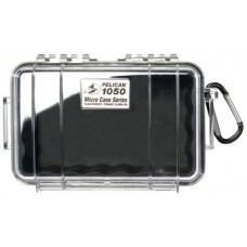 Pelican 1050 Micro Case - Clear with Black