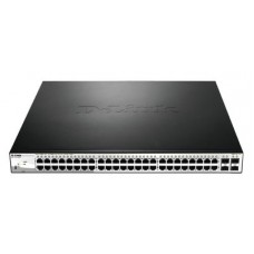 D-Link DGS-1210-52MP 52-Port Gigabit WebSmart PoE Switch with 48 PoE UTP and 4 SFP Ports