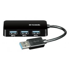 D-Link 4-Port SuperSpeed USB 3.0 Portable Hub